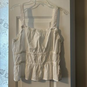 Madewell white tank, size medium